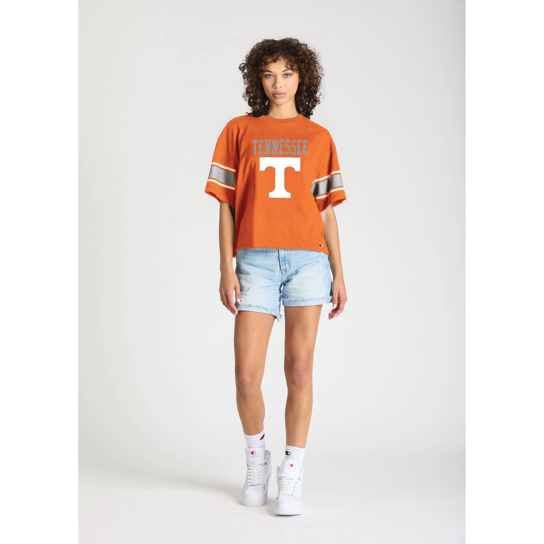 NCAA Tennessee Volunteers Women's Champion Sequin Print T-Shirt - M