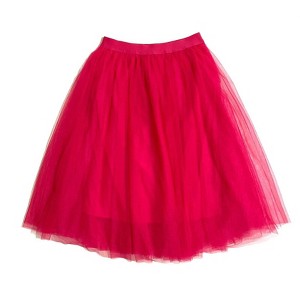 Women's Wo's Tulle Elastic Waist Midi Skirt - Haute Monde - 1 of 3