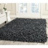 Leather Shag LSG511 Handwoven Rugs - Safavieh - 2 of 4