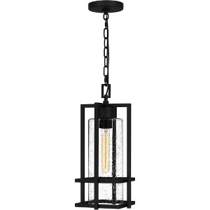 Quoizel Lighting Damien 1 - Light Pendant in  Earth Black - 1 of 3