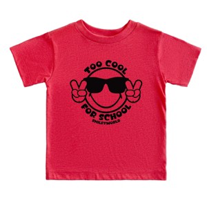 The Juniper Shop SmileyWorld Too Cool For School Toddler Short Sleeve Tee - 1 of 4