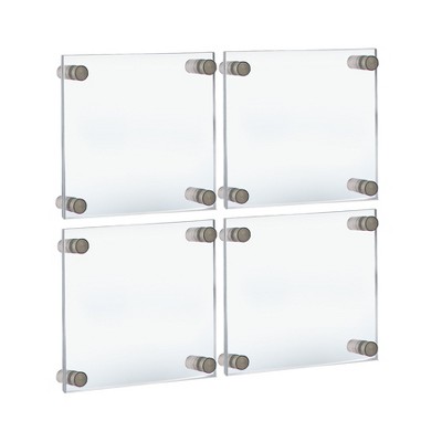 Azar Displays Floating Acrylic Wall Frame