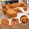 105" Chenille L-Shaped Modular Sectional Sofa - 4 of 4