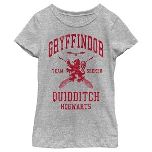 Girl's Harry Potter Gryffindor Quidditch Team Seeker T-Shirt - 1 of 4