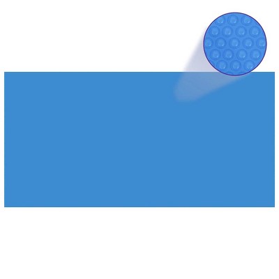 vidaXL Pool Cover Blue Polyethylene 236.2 x 118.1 in Expandable