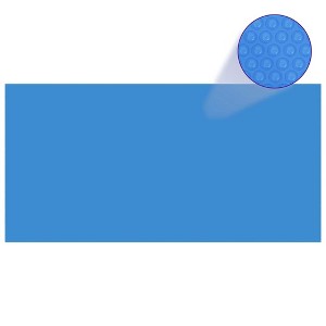 vidaXL Pool Cover Blue Polyethylene 236.2 x 118.1 in Expandable - 1 of 2