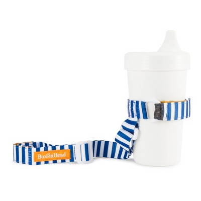 BooginHead SippiGrip Sippy Cup Strap Sippy Cup Holder - Nautical Blue