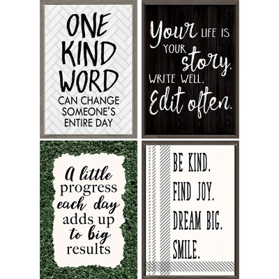 Teacher Created Resources® Modern Farmhouse Poster Pack, 4 Posters : Target