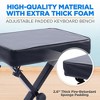 Pyle Adjustable Padded Keyboard Bench - X-Style with Three Leg Height Positions - 3 of 4
