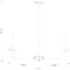 Mark & Day Gaaden 32"H x 33"W x 33"D Traditional Metallic - Bronze Ceiling Lights - 4 of 4