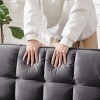 KWPZQEB 3-in-1 Convertible Sofa Bed, Cushioned Sofa Adjustable Back, Recliner Sofa Bed with Storage Bag & Pillow, Futon Sofa for Living Room - 4 of 4