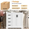 KTMBDW 36" Bathroom Vanity with Single Sink Combo, 3 Drawers and Cabinet, Freestanding Bathroom Vanities, Soft Closing, Solid Wood Frame - 4 of 4