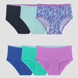 Fruit of the Loom Breathable Girls' 6pk Micro-Mesh Classic Briefs - Colors May Vary