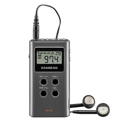 Sangean SG-110 Portable FM-Stereo/AM Pocket Digital Radio