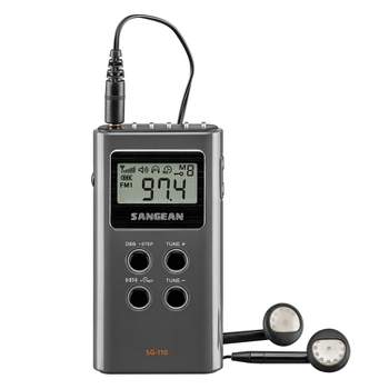 Sangean® SG-110 Portable FM-Stereo/AM Pocket Digital Radio