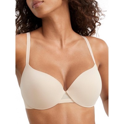 Maidenform Self Expressions Women's T-Shirt Bra 5701 2pk -Latte/White 36B