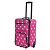 Rockland Galleria 4pc Hardside Carry On Luggage Set - Pink - image 2 of 4