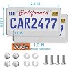 TruAIR Silver License Plate Frames (2-Pack) - 2 of 4