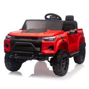 Ride On Truck for Kids, 24V 2 Seater, Battery Powered Vehicle Toddlers Ride On Car Toy with Trunk, Handle, Electric Car for Kids - 1 of 4