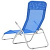 vidaXL Folding Sun Loungers 2 pcs Textilene Blue - 4 of 4