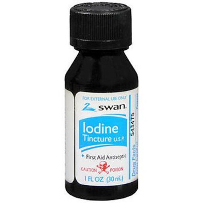 Swan Iodine Tincture First Aid Antiseptic, 1 Fl. Oz.