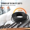 VEVOR Self-Regulating Pipe Heating Cable, 140FT 5W/FT Heat Tape for Pipes, Roof Snow Melting De-icing, Gutter and Pipe Freeze Protection, Black - 4 of 4