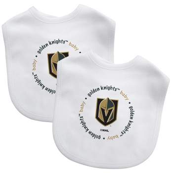 BabyFanatic Officially Licensed Unisex Baby Bibs 2 Pack - NHL Las Vegas Golden Knights