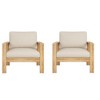 FIONECA 2-Piece Outdoor Patio Chairs with Cushions - 3 of 4