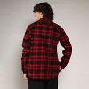 Campus Sutra Men Men's Midnight Black & Scarlet Red Brushed Buffalo Check Shirt - 4 of 4