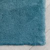 Well Woven Faux Rabbit Fur Shag Super Soft Mat Area Rug - 4 of 4