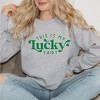 Simply Sage Market Women's Graphic Sweatshirt This Is My Lucky Shirt - 2 of 4