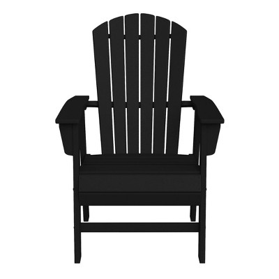WestinTrends Outdoor Patio Shell-back Adirondack Dining Chair Weather Resistant