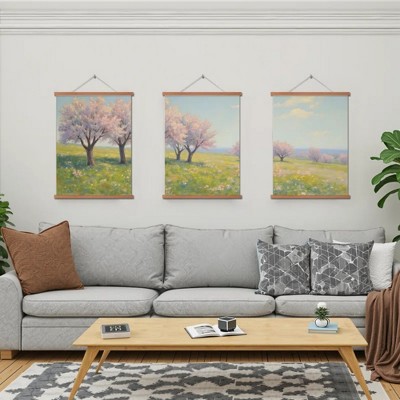 Floral Canvas Wall Art with Strong Artistic and Visual Aesthetics,3 - Pieces