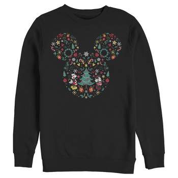 Men's Mickey & Friends Christmas Silhouette Sweatshirt