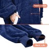 Catalonia Oversized Hoodie Sweatshirt for Women Men, Wearable Blanket Hoodie Fleece for Adults, Warm & Soft Blanket Giant Pocket, Gift Idea - 4 of 4
