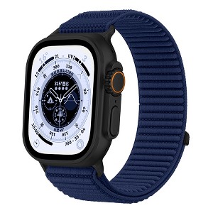 HTUTWOO Nylon Loop Apple Watch Band, Sport Woven Strap 38/40/41/42/44/45/49mm for iWatch Series 11 10 9 8 7 6 5 4 3 2 1 SE Ultra for Women Men - 1 of 4