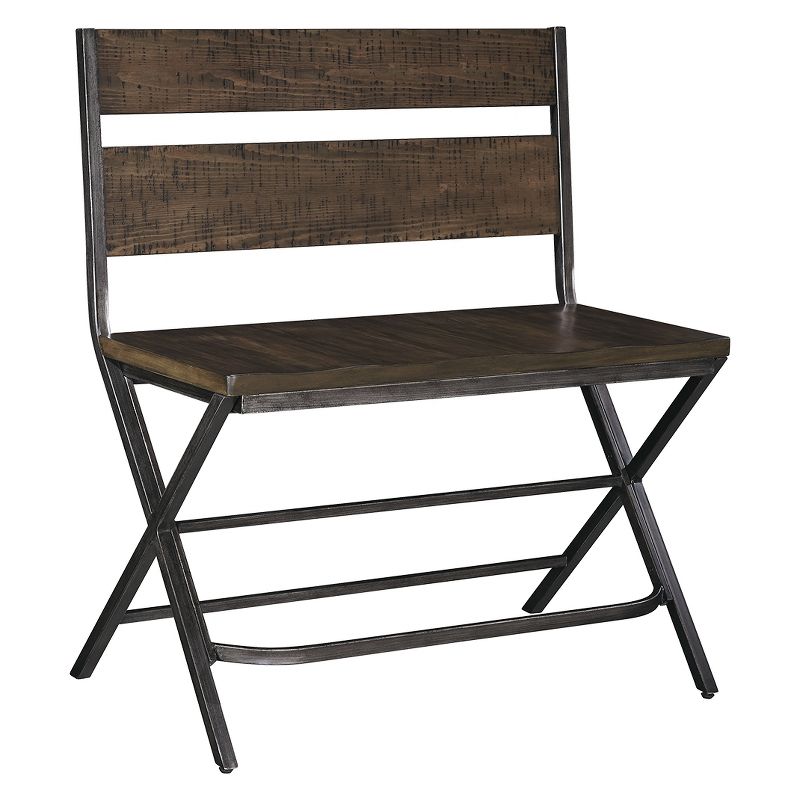 Kavara Double Counter Height Barstool Medium Brown - Signature Design by Ashley, 1 of 6