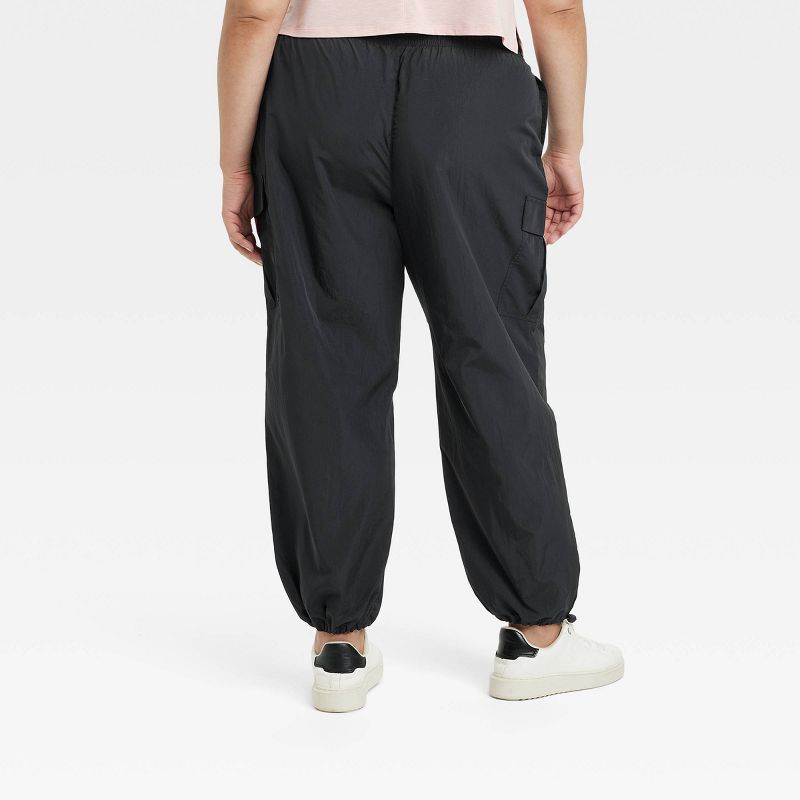 Women's High-Rise Cargo Parachute Pants - All In Motion™, 3 of 8