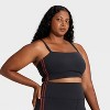 Women's Everyday Soft Light Support Velour Piped Sports Bra - All In Motion™ - 4 of 4
