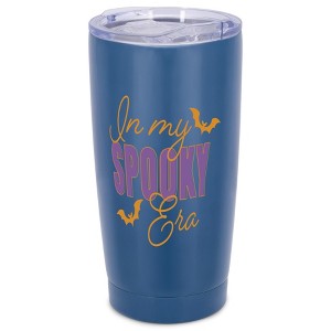 Elanze Designs In My Spooky Era Bats Halloween Wrap-Around Design 20 Ounce Stainless Steel On-The-Go Coffee Mug, Thermal Travel Tumbler with Leak - 1 of 4