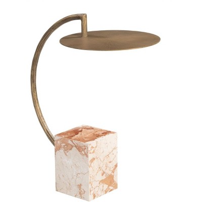 Zuo Voler Side Table Brass