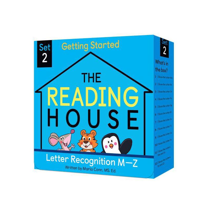 The Reading House Set 2: Letter Recognition M-Z - by Marla Conn (Mixed Media Product), 1 of 2