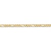Black Bow Jewelry 4.75mm 14k Yellow Gold Flat Figaro Chain Bracelet - 2 of 4