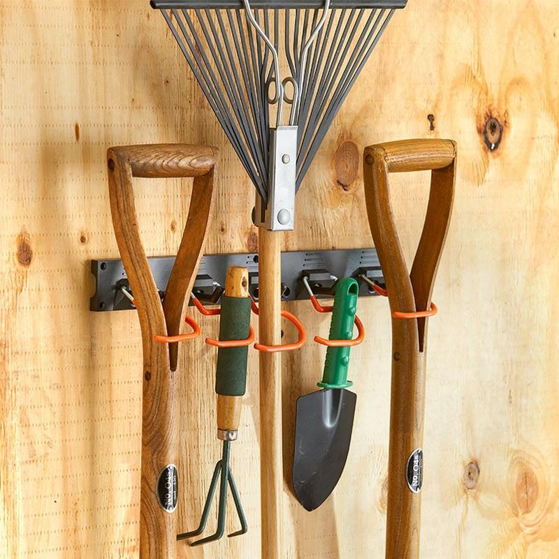 The Lakeside Collection S-Hook Garage Organizer - Wall Mounted Storage Hooks for Tools 11 Pieces, 3 of 8