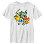 Boy's Pokemon Classic Characters Group T-Shirt