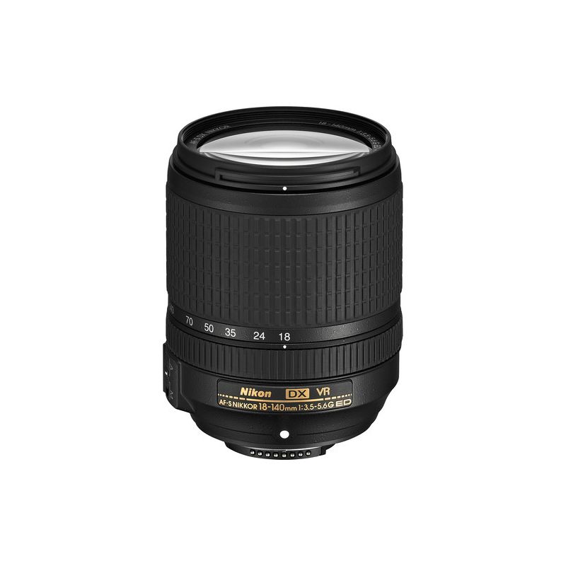 Nikon Nikkor 18-140 mm F/3.5-5.6 SWM AS VR IF G ED Lens, 1 of 5