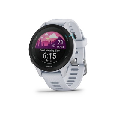 Garmin Forerunner 255S Music Smaller Unisex Adult GPS Running Smartwatch  with Black EarBuds 