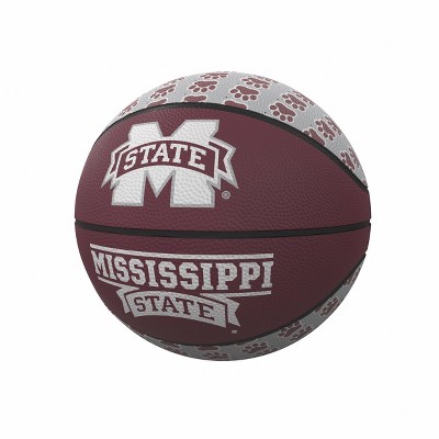 NCAA Mississippi State Bulldogs Repeating Logo Mini-Size Rubber Basketball