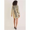 VENUS Womens Sequin Long-Sleeve Mini Dress - 2 of 4