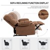 Grungis Chenille Lift Massage Chairs for Elderly,Recliner Chairs with 8-Point Massage and Lumbar Heating for Living Room - 4 of 4